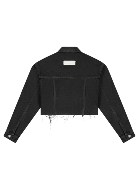 Malelions Women Cropped Cargo Jacket - Black Malelions Malelions Women Cropped Cargo Jacket - Black