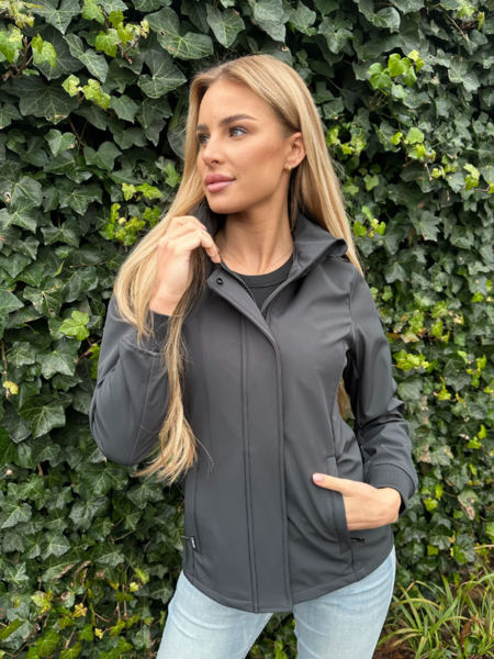 Airforce Women Softshell Jacket - Gun Metal Airforce Airforce Women Softshell Jacket - Gun Metal
