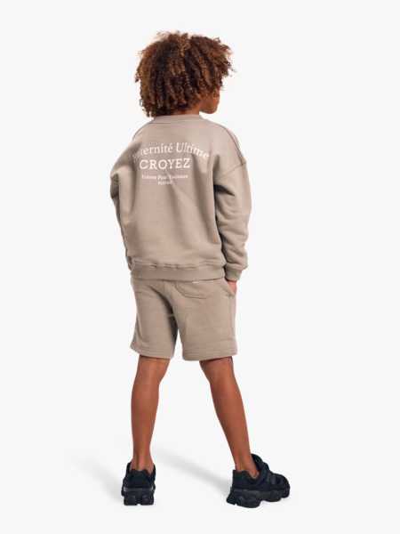 Croyez Mini Fraternité Shorts - Vintage Grey Croyez Croyez Mini Fraternité Shorts - Vintage Grey