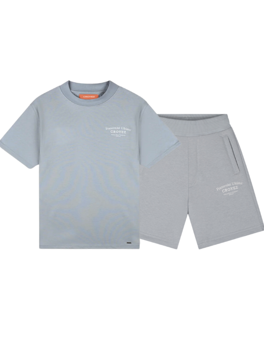 Croyez Mini Fraternité Shorts Combi-set - Light Blue Croyez Croyez Mini Fraternité Shorts Combi-set - Light Blue