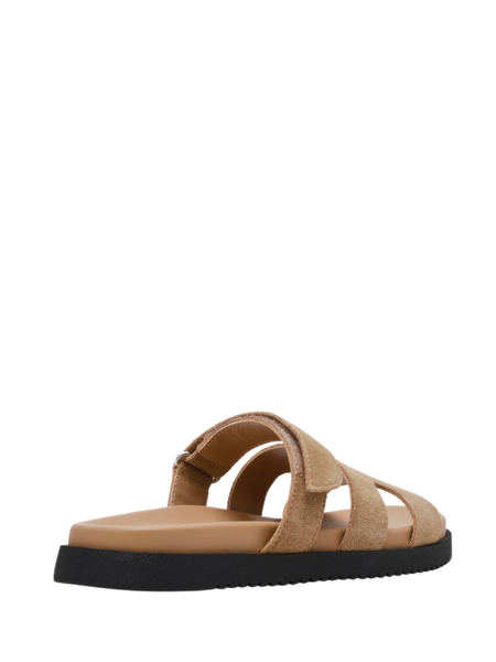 Steve Madden Missile Sandal - Taupe Suede Steve Madden Steve Madden Missile Sandal - Taupe Suede