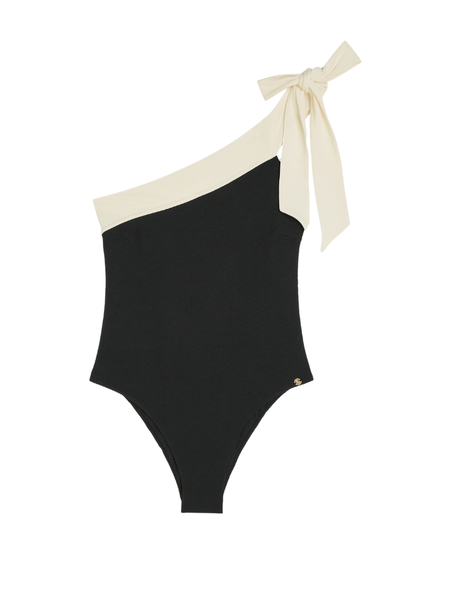 Josh V Azine Swimsuit- Black/Creme White