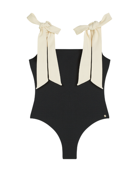 Josh V Daisy Swimsuit - Black/Creme White