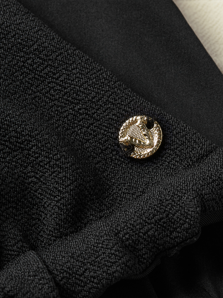 Josh V Josh V Violina Bikini Top - Black/Creme White