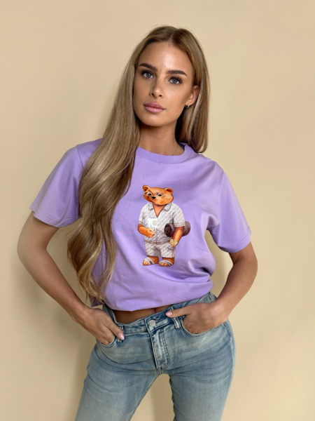 Baron Filou Baron Filou Women CXV. T-Shirt Filou - Seashore Violet Baron Filou Women CXV. T-Shirt Filou - Seashore Violet
