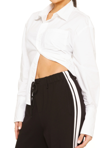 La Sisters Sporty Striped Pantalon - Black La Sisters La Sisters Sporty Striped Pantalon - Black