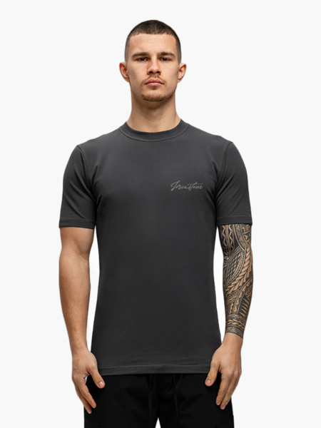 JorCustom Newstand Slim Fit T-Shirt - Antracite JorCustom JorCustom Newstand Slim Fit T-Shirt - Antracite