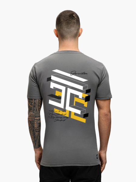 JorCustom Assembly Slim Fit T-Shirt - Antracite JorCustom JorCustom Assembly Slim Fit T-Shirt - Antracite