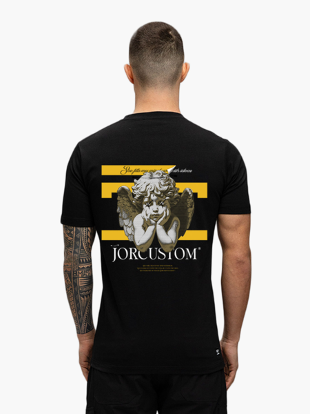 JorCustom Angel 2.0 Slim Fit T-Shirt - Black JorCustom JorCustom Angel 2.0 Slim Fit T-Shirt - Black