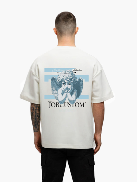 JorCustom Angel 2.0 Oversized T-Shirt - White JorCustom JorCustom Angel 2.0 Oversized T-Shirt - White