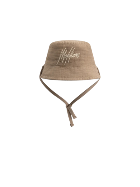 Malelions Malelions Baby Mousseline Bucket Hat - Taupe Malelions Baby Mousseline Bucket Hat - Taupe