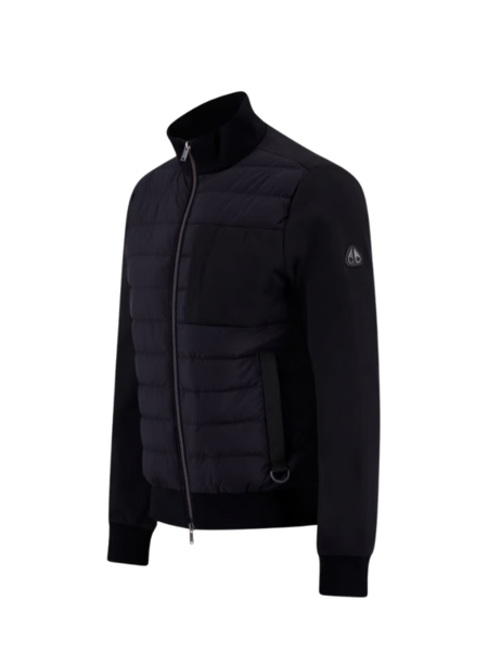 Moose Knuckles Men Air Down Clarke Hybrid Jacket - Black Moose Knuckles Moose Knuckles Men Air Down Clarke Hybrid Jacket - Black