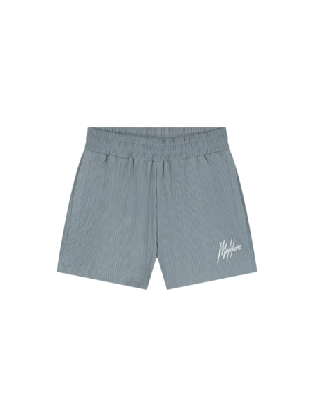 Malelions Malelions Women Seersucker Shorts - Dark Grey Malelions Women Seersucker Shorts - Dark Grey