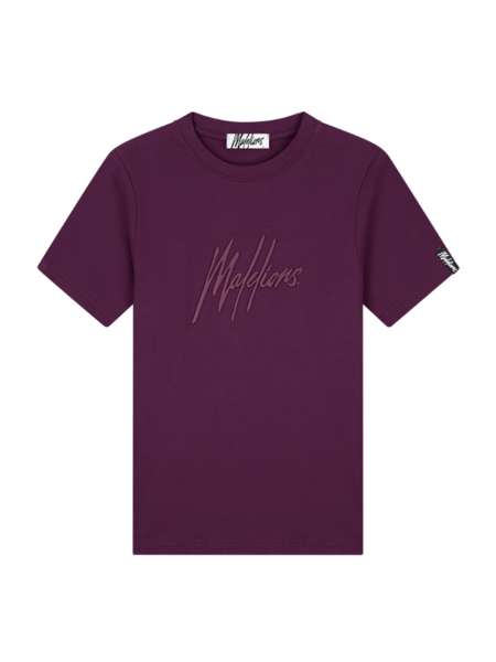 Malelions Malelions Women Essentials T-Shirt - Aubergine Malelions Women Essentials T-Shirt - Aubergine