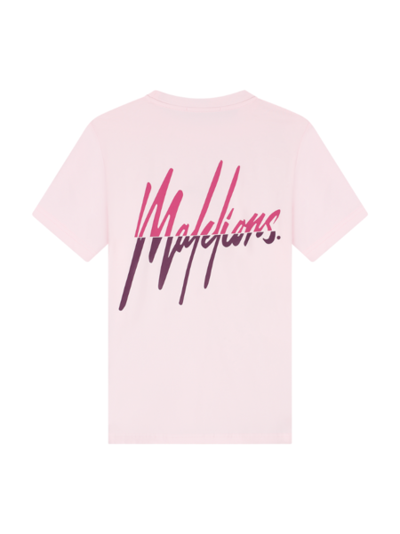 Malelions Malelions Women Kiki T-Shirt - Light Pink/Aubergine Malelions Women Kiki T-Shirt - Light Pink/Aubergine