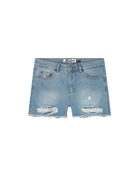 Malelions Malelions Women Denim Shorts - Light Blue Malelions Women Denim Shorts - Light Blue