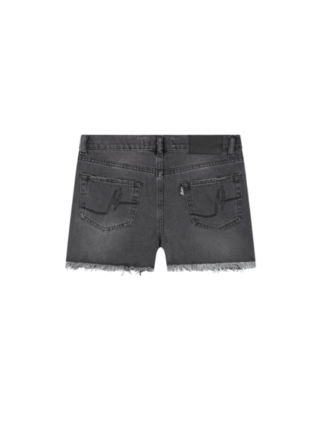 Malelions Women Denim Shorts - Dark Grey Malelions Malelions Women Denim Shorts - Dark Grey