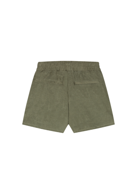 Malelions Malelions Women Limited Towelling Shorts - Army Green Malelions Women Limited Towelling Shorts - Army Green