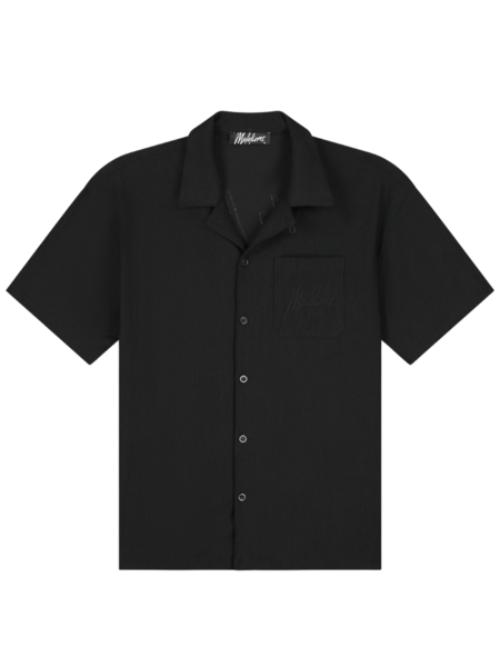 Malelions Malelions Seersucker Shirt - Black Malelions Seersucker Shirt - Black