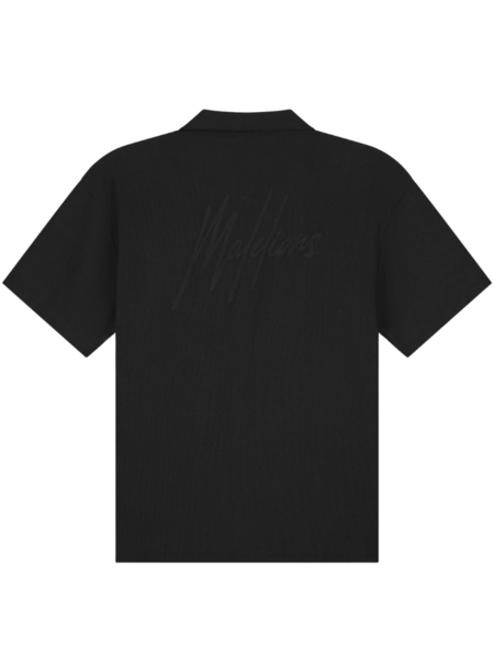 Malelions Seersucker Shirt - Black Malelions Malelions Seersucker Shirt - Black