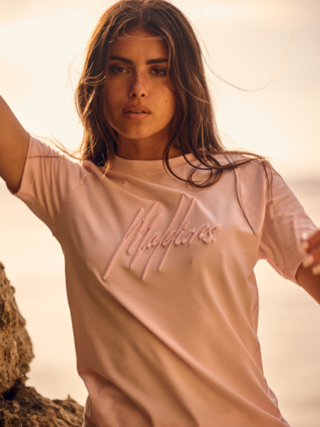 Malelions Women Essentials T-Shirt - Light Pink Malelions Malelions Women Essentials T-Shirt - Light Pink