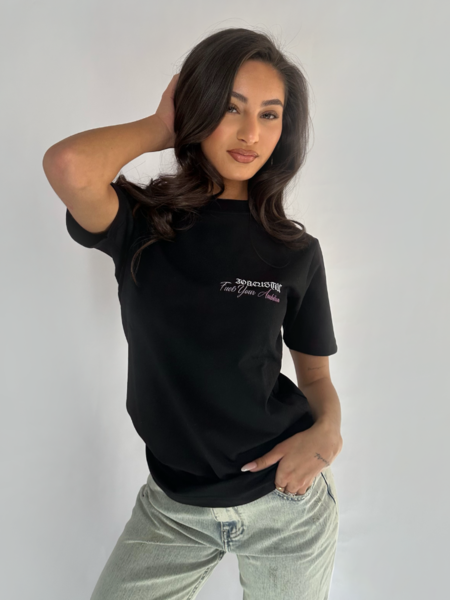 JorCustom JorCustom Women Ambition Slim Fit T-Shirt - Black JorCustom Women Ambition Slim Fit T-Shirt - Black