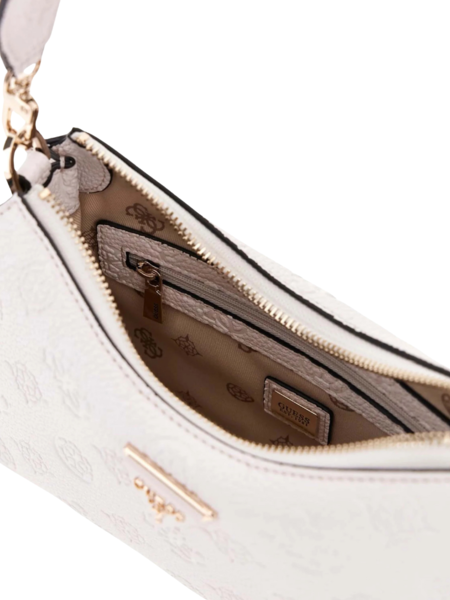 Guess Cresidia Logo Convertible Bag - Off White Guess Guess Cresidia Logo Convertible Bag - Off White