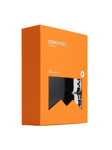 Croyez Boxer 3-Pack - Black/White Croyez Croyez Boxer 3-Pack - Black/White