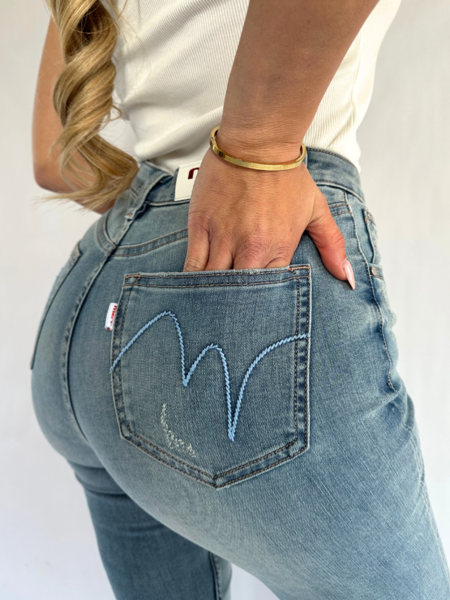 MET Jeans Cara T1L715 - Light Blue Met Jeans MET Jeans Cara T1L715 - Light Blue