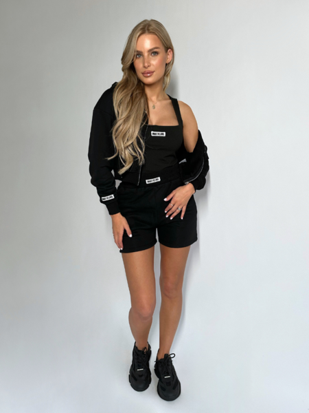 Unique The Label Unique The Label Molly Short - Deep Black Unique The Label Molly Short - Deep Black