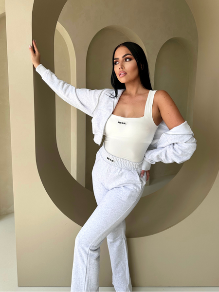 Unique The Label Molly Pants - Light Grey Marl Unique The Label Unique The Label Molly Pants - Light Grey Marl