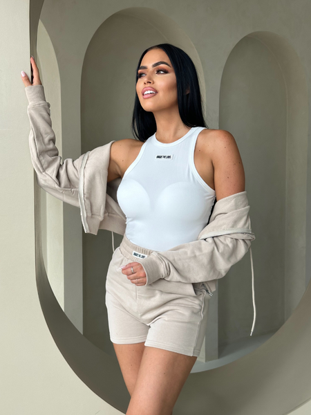 Unique The Label Unique The Label Nena Halter Top - White/Black