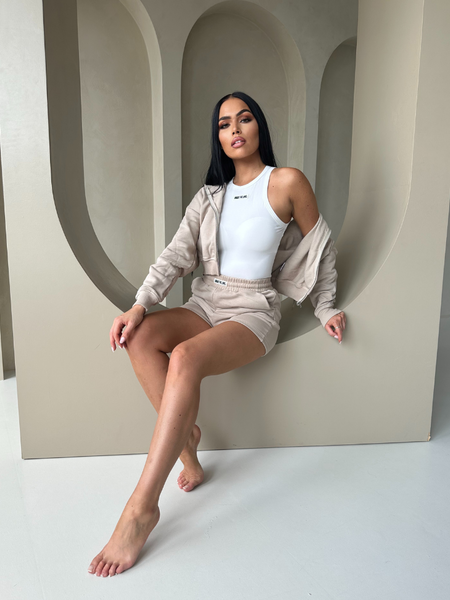 Unique The Label Unique The Label Nena Halter Top - White/Black