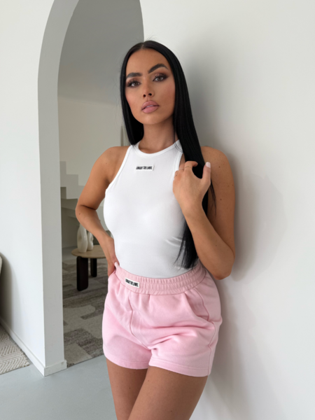 Unique The Label Unique The Label Nena Halter Top - White/Black