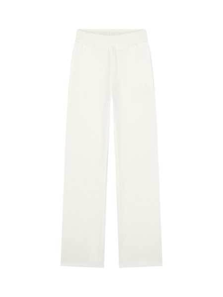 Malelions Malelions Women Seersucker Loose Fit Pants - Off-White Malelions Women Seersucker Loose Fit Pants - Off-White