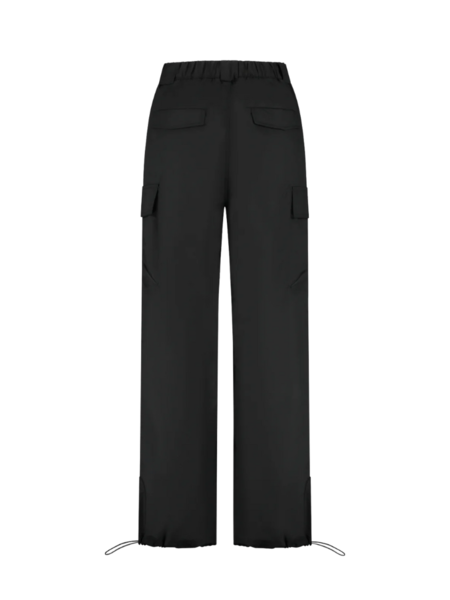 Malelions Women Parachute Pants - Black Malelions Malelions Women Parachute Pants - Black