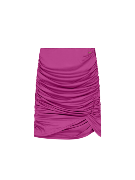 Malelions Malelions Women Drape Skirt - Hot Pink Malelions Women Drape Skirt - Hot Pink