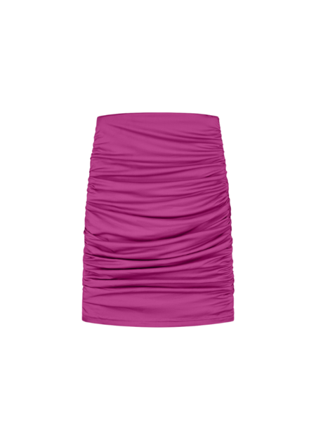 Malelions Women Drape Skirt - Hot Pink Malelions Malelions Women Drape Skirt - Hot Pink