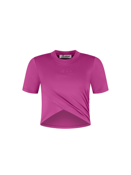 Malelions Malelions Women Drape Top - Hot Pink Malelions Women Drape Top - Hot Pink