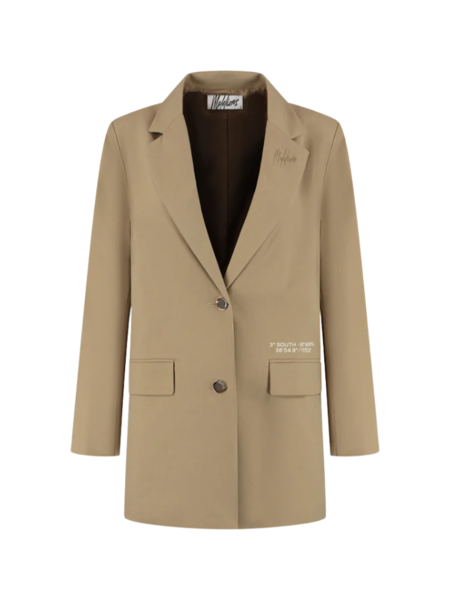 Malelions Malelions Women Limited Blazer - Taupe Malelions Women Limited Blazer - Taupe