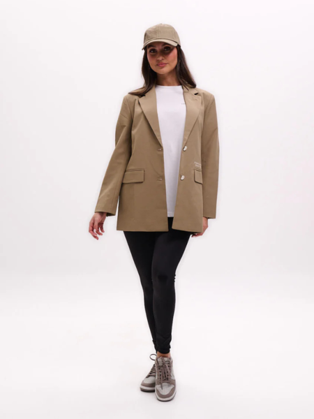 Malelions Women Limited Blazer - Taupe Malelions Malelions Women Limited Blazer - Taupe