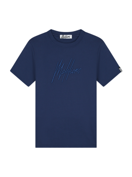 Malelions Women Essentials T-Shirt - Midnight Blue Malelions Malelions Women Essentials T-Shirt - Midnight Blue