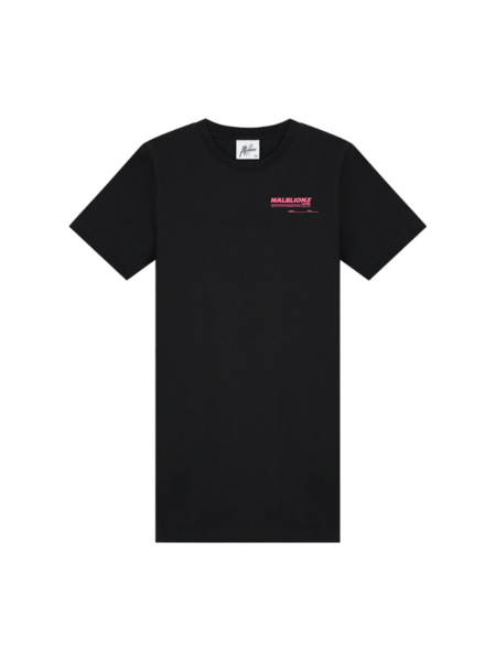 Malelions Girls Paradise T-Shirt Dress - Black/Hot Pink Malelions Malelions Girls Paradise T-Shirt Dress - Black/Hot Pink
