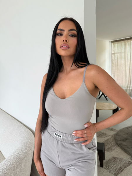 Unique The Label Aya Bodysuit - Pebble Unique The Label Unique The Label Aya Bodysuit - Pebble