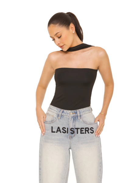 La Sisters Choker Bodysuit - Black La Sisters La Sisters Choker Bodysuit - Black