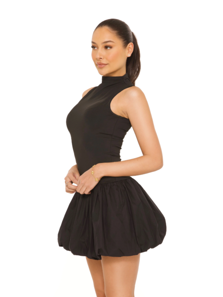 La Sisters Mini Bubble Dress - Black La Sisters La Sisters Mini Bubble Dress - Black