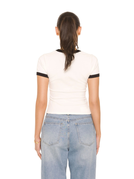 La Sisters Tennis Logo Top - White La Sisters La Sisters Tennis Logo Top - White