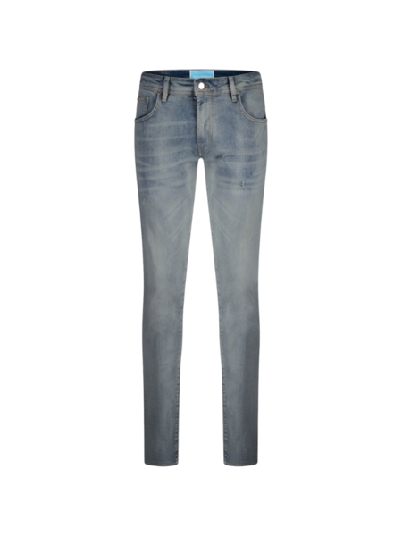 Rich Rebel Rush Slim Fit Jeans - Grey/Yellow Rich Rebel Rush Slim Fit Jeans - Grey/Yellow