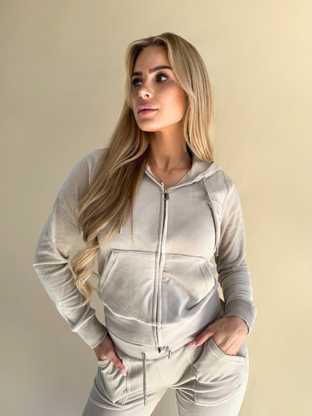 Juicy Couture Robertson Zip Through Hoodie - String