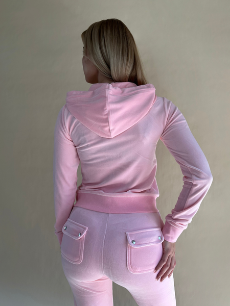 Juicy Couture Del Ray Straight Leg Track Pant - Juicy Pink Juicy Couture Juicy Couture Del Ray Straight Leg Track Pant - Juicy Pink